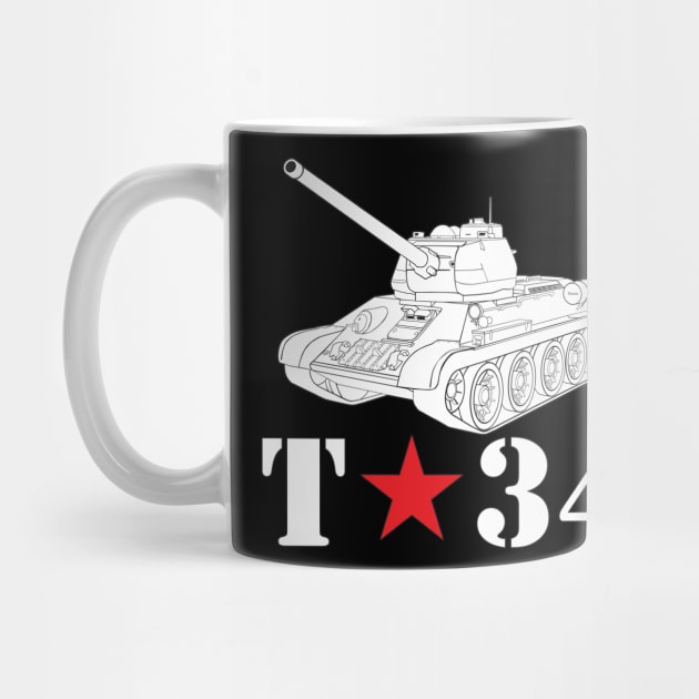 Soviet T-34 tank by FAawRay